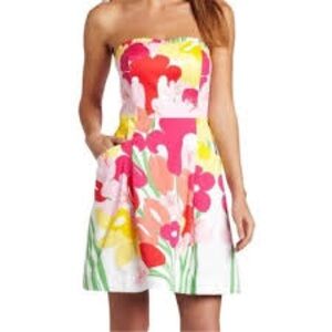 Lilly Pulitzer resort lavish Lilly floral fit and flare blossom dress pockets 6